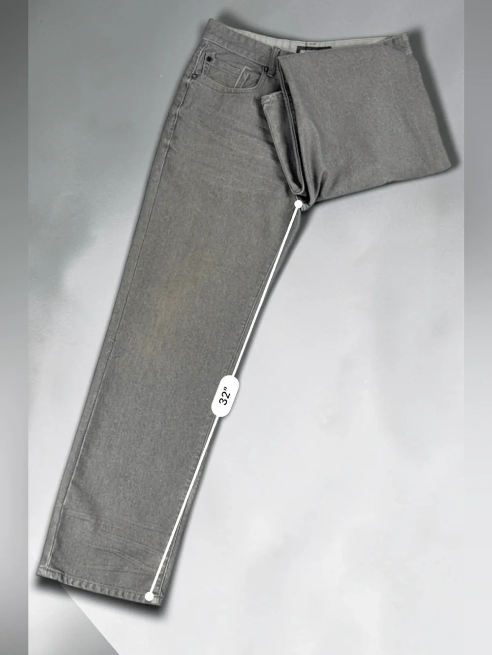 ECKO UNLTD Baggy Fit Jeans Mens W32 Gray Denim Y2K Skater Streetwear